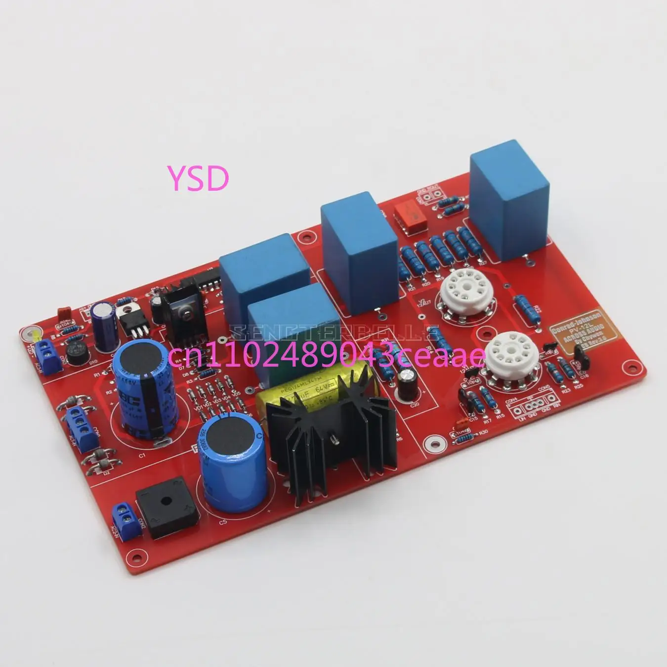 Conrad-Johnson PV12 Preamp Circuit 12AU7 Vacuum Tube Audio Board Finished & Kit & PCB Optional