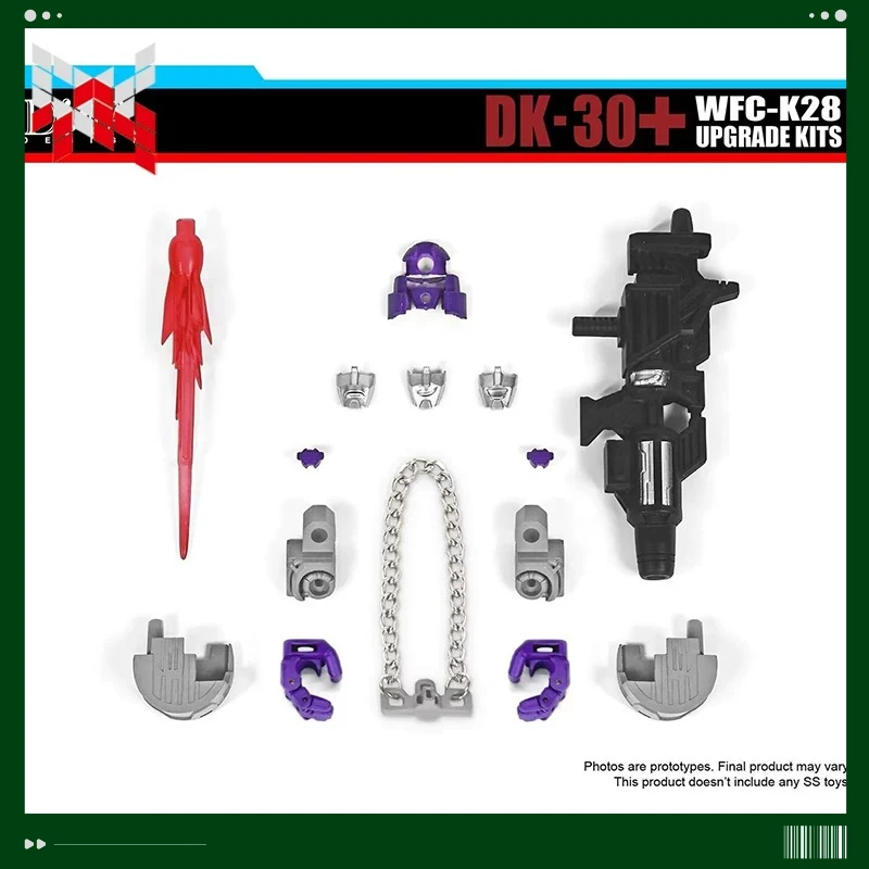 En stock: Kit de actualización DNA DK-30+ para accesorios WFC-K28 Kingdom Galvatron, segunda edición con manos móviles.