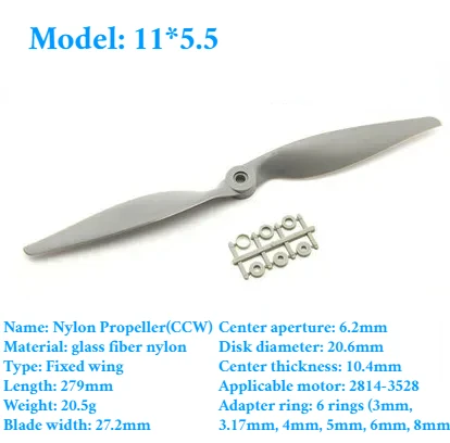 1/2PCS Gemfan APC Glasvezel Nylon Propeller 5x5/6x4/7x5/8x4/8x6/9x6/10x5/10x7/11x5.5/12x6/13x6.5/14x7/16x8/17x10 Elektrische Prop
