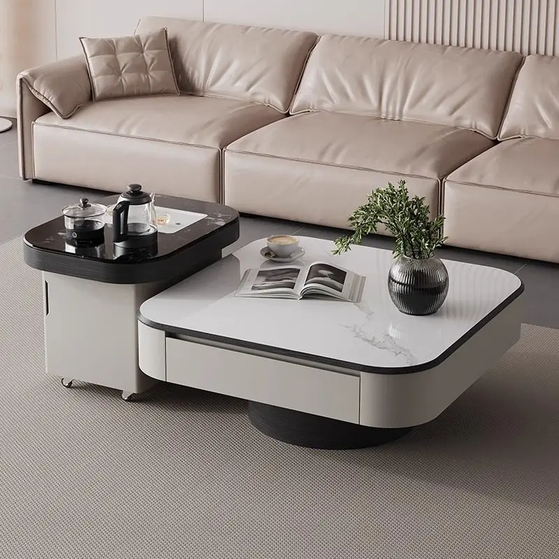 

Nordic Minimalist Coffee Table Modern Simple Mechanism Storage Side Table Standing Aesthetic Mesas Bajas Living Room Furniture