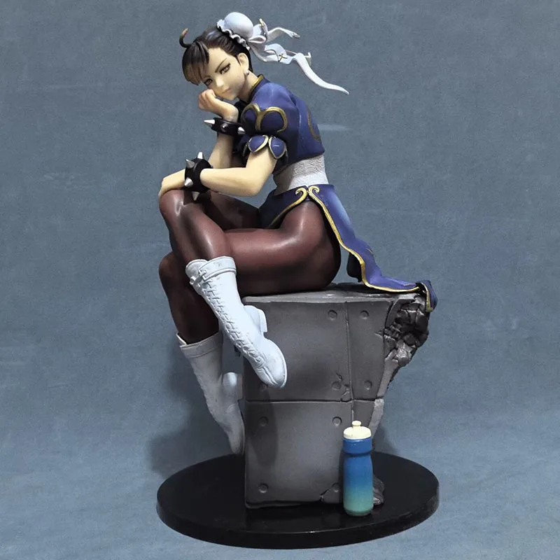 

Chun-Li Figure Street Fighter Action Figurine Game Peripheral 26cm GK Statue Anime Model Ornaments Toys Gift for Children