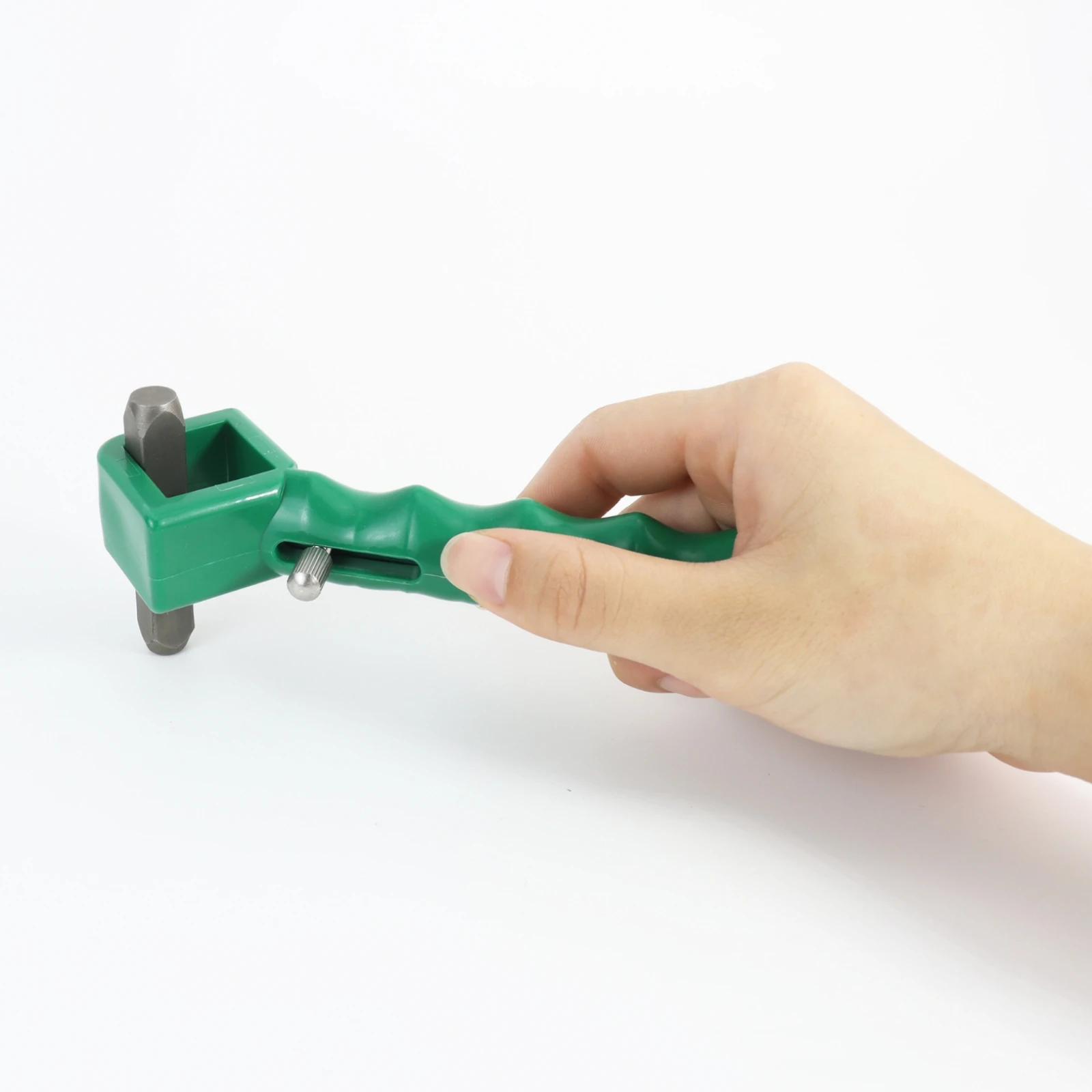 Stamping Safety Handle Ergonomic Stamp Punch Holder Marking Punch Holder Handheld Tool Handle with Screw Long-Lasting