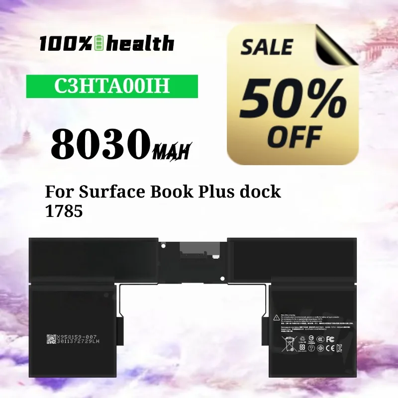 

G3HTA001H 8030mAh Laptop Battery Is for Microsoft BOOK Enhanced Dock / 1785 Lithium Rechargeable Battery