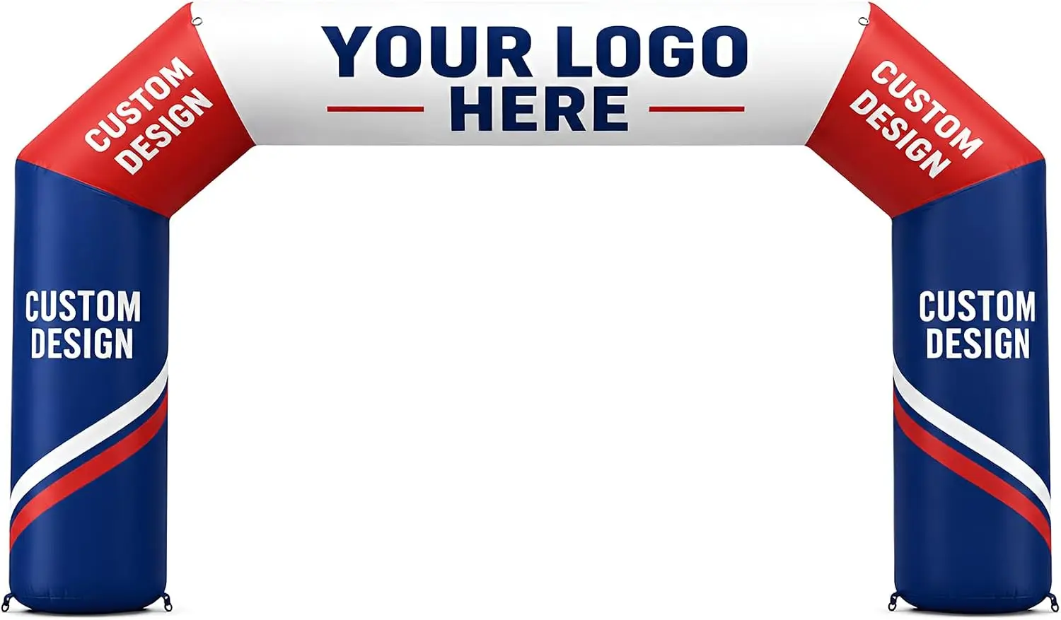 Custom Inflatable Arch 26FT Full-Color Printed with Logo And Text for Trade Shows Festivals And Sports Events Outdoor Decor