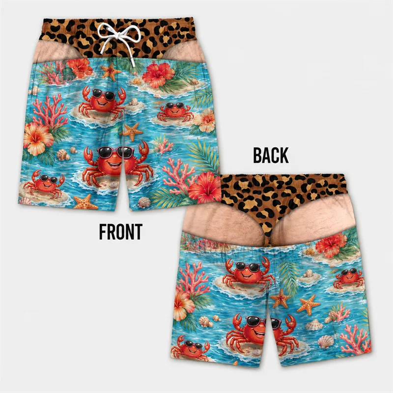 شورت سباحة رجالي مضحك لفصل الص - مراجعة Summer Vacation Clothing Men وسعره