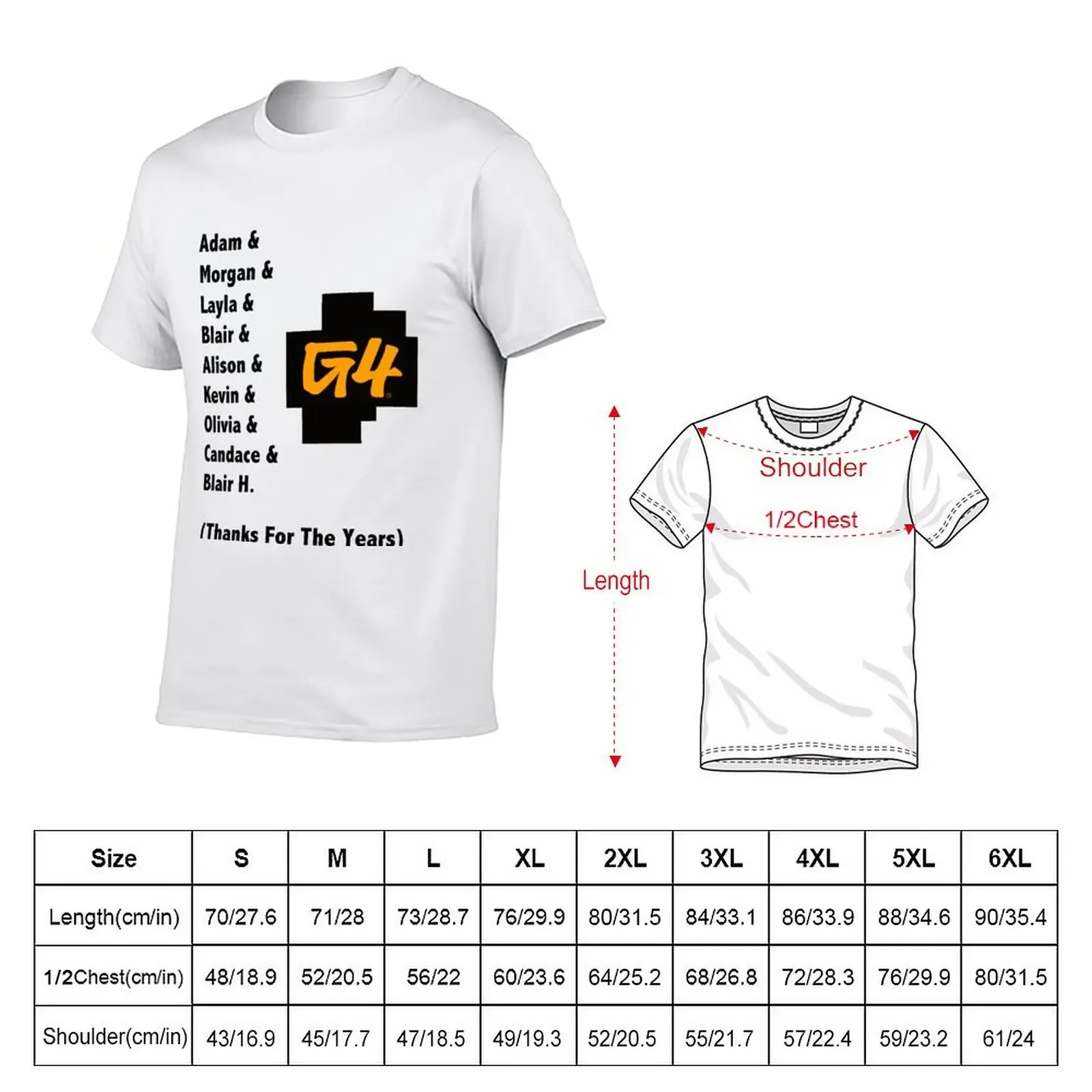 We Will Miss G4 Shirt 1 T-Shirt oversized graphic tee shirts graphic tee t shirts for men