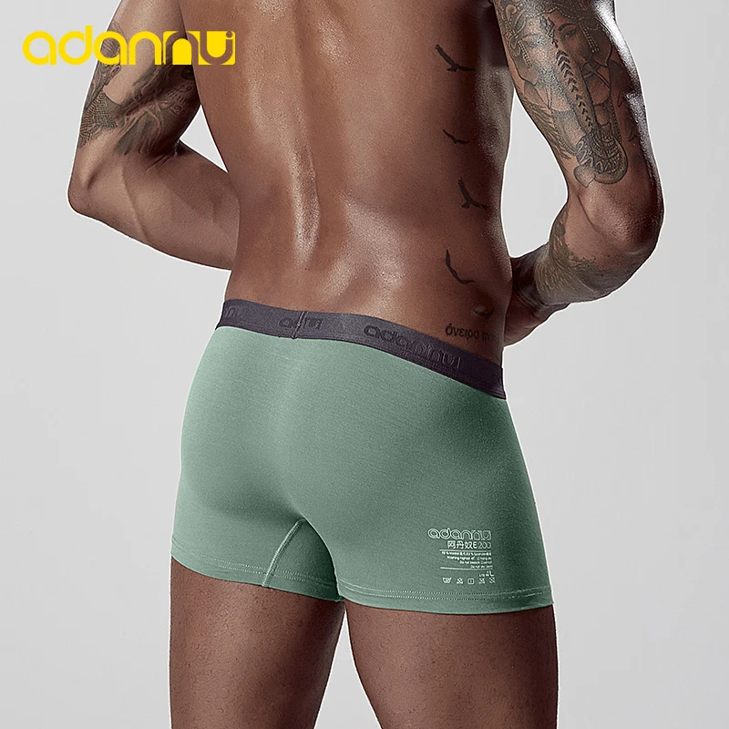 ADANNU Brand male underwear men boxers modal comfortable underpants breathable boxers men shorts cueca tanga hombre quick dry