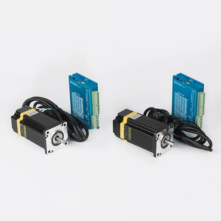 Hybrid Servo Nema 23 Nema 24 Closed-Loop Stepper with Incremental Encoder 24V CNC Router Closed Loop Stepper Motor Kit