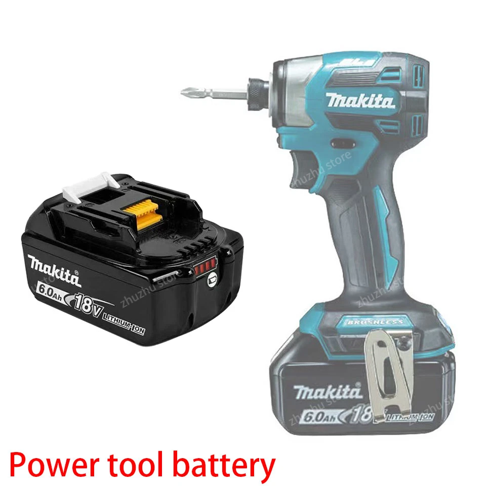 Genuine BL1860 6AH Makita 18V Battery Power Tools Li-ion Replacement LXT BL1850 BL1840 for 18 V Screwdriver with BMS TPCELL 18V