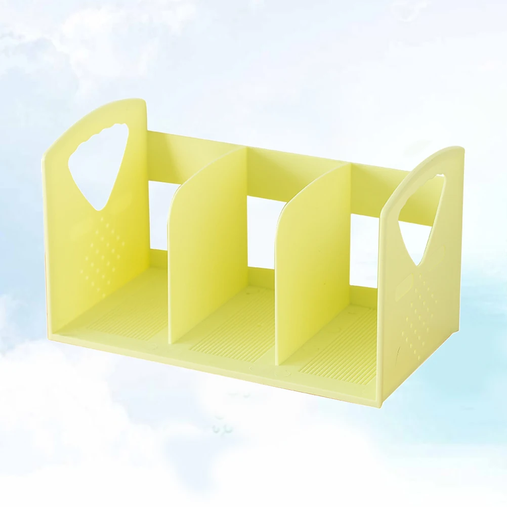 

Simple Bookshelf File Stand Magazine Desktop Storage Rack Organizer Document Holder