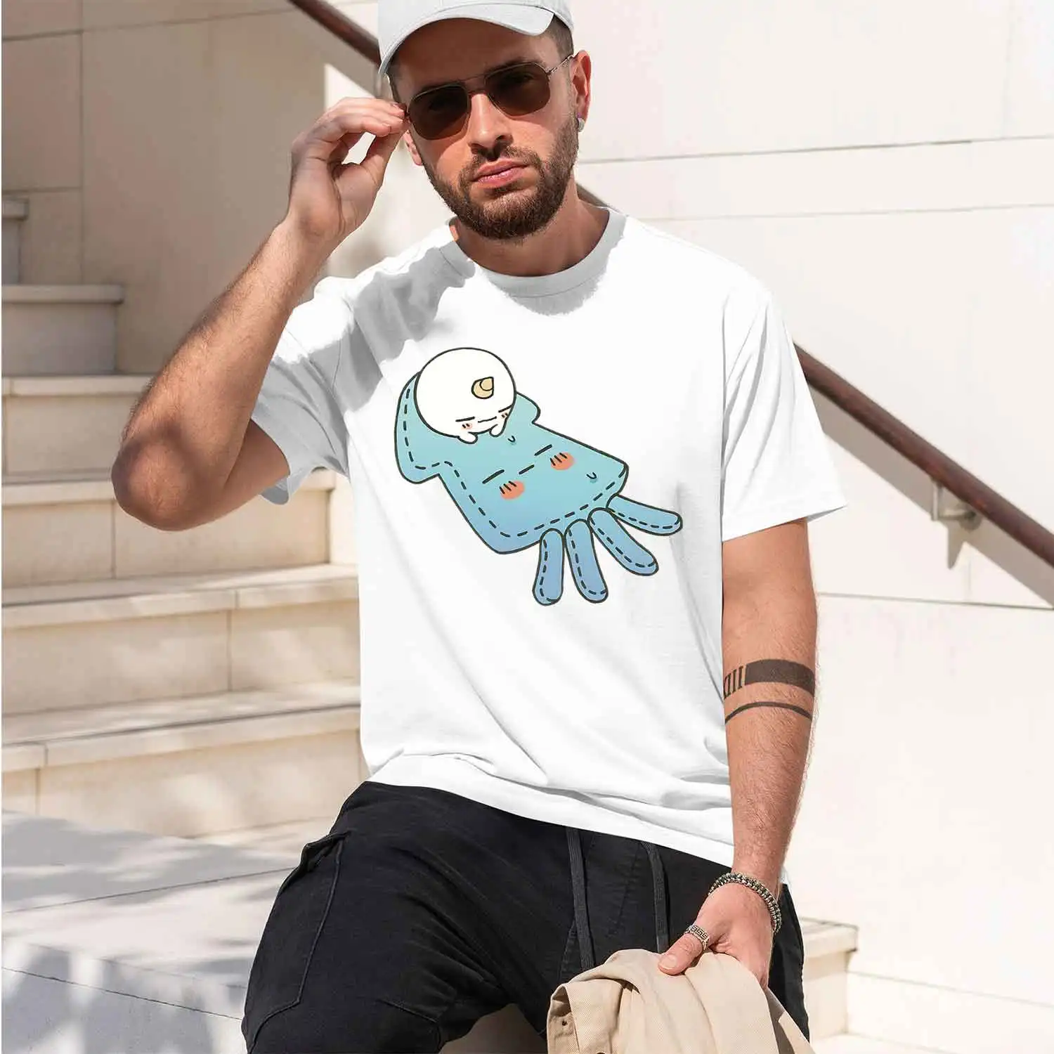 ORV Omniscient Reader Viewpoint Squid Biyoo Sun Luxury 2026 New Model Men’s Short-sleeve crewneck T-Shirt Classic Casual Multipl