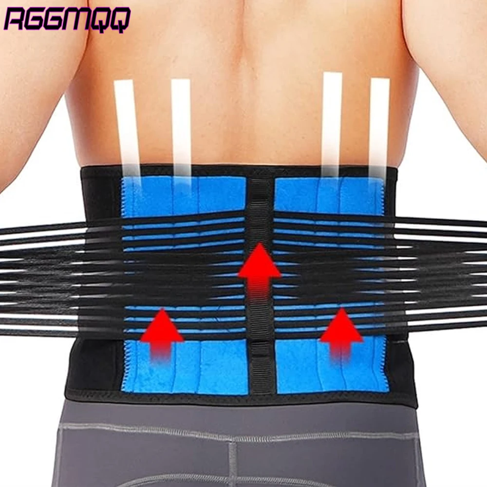 1PC Back Brace Support Belt - Lumbar Support Back Brace for Back Pain - \Adjustable Neoprene Double Pull Waist Belt for Sciatica