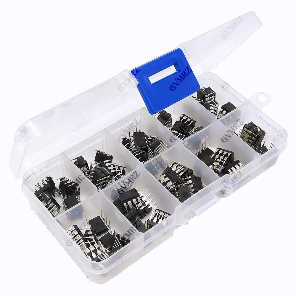10Values 24C02 24C08 24C15 IC Assortment kit NE555 UC3842 UC3843 UC3845 AT  24C32 24C64 Each 10PCS