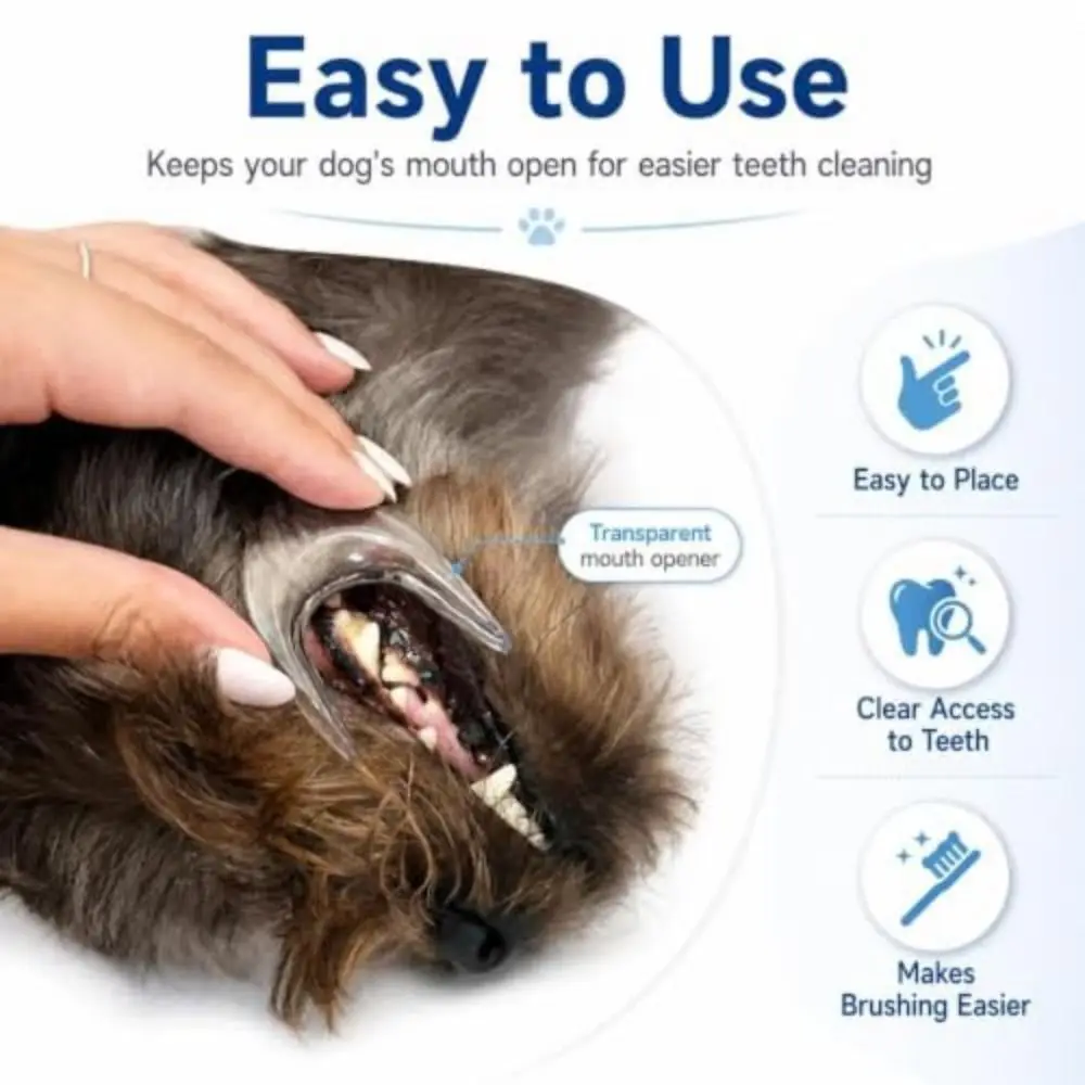 T-shaped Children's Tooth Brushing Aid Plastic Multipurpose Pet Tooth Brushing Helper Easy Use Convenient Oral Mouth Expander