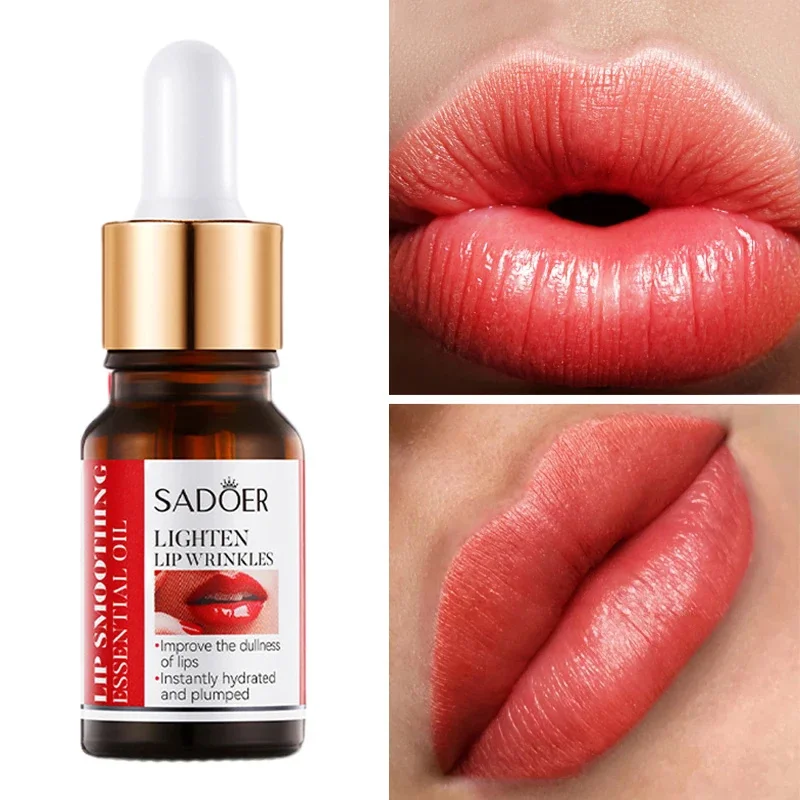 Instant Volumising Lip Plumper Oil Serum Increase Lip Elasticity Reduce Fine Lines Repair Nourish Essence Sexy Beauty Lip Care