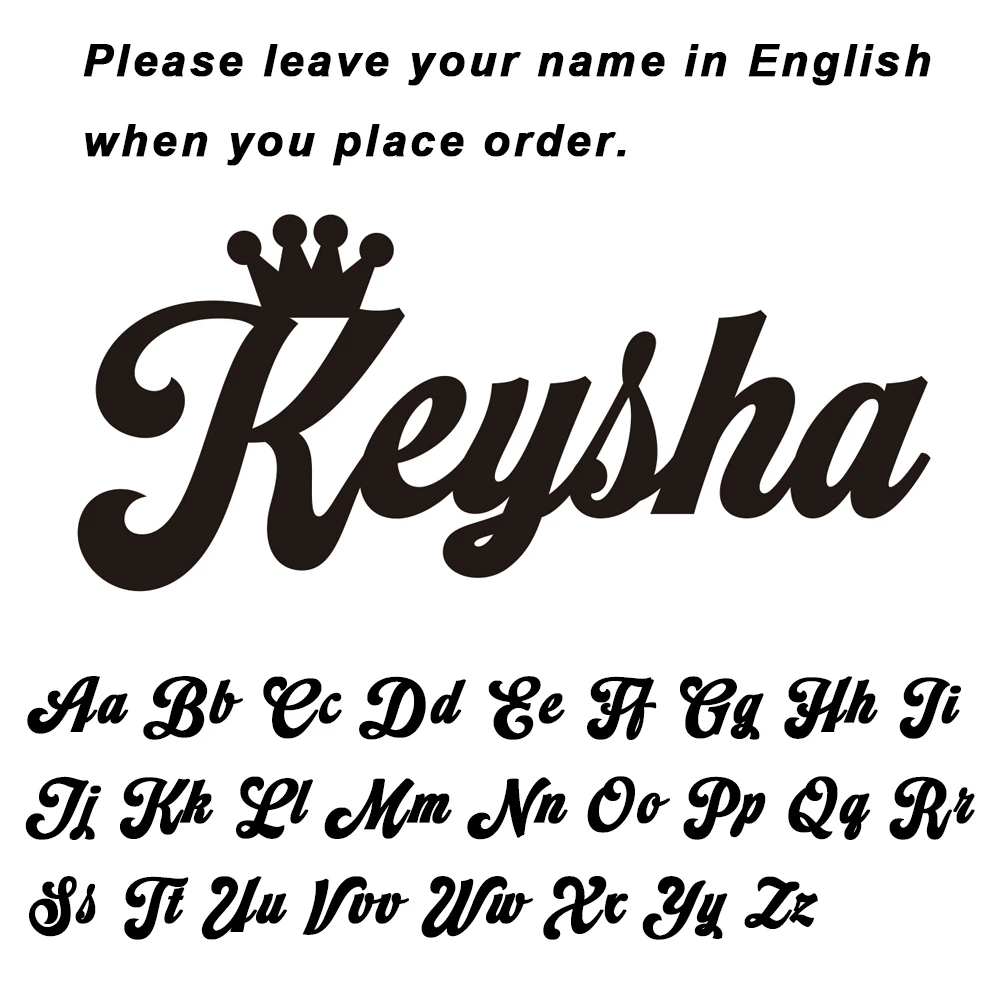 Customized Name Crown Necklace, Personalized Gift for Her
