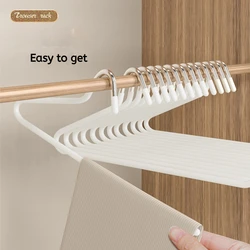 10PCS Goose Type Dip Plastic Pants Rack Wardrobe Dormitory Telescopic Z Type WOMEN'S Clothes Rack Multi Layer Storage Pants Rack