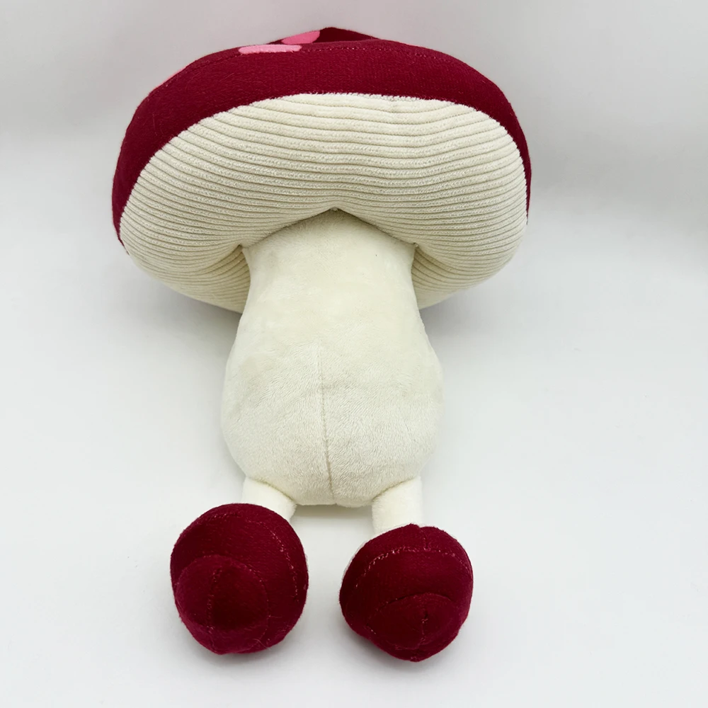 25cm Kawaii Walking Mushroom Pluszowe zabawki Śmieszne odpinane nogi Roślina Lalek Dom Samochód Czerwony Niebieski Poduszka Dzieci Prezenty z okazji ukończenia szkoły