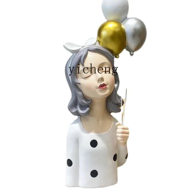 BJ-12 Balloon Girl's Room Decoration TV Cabinet Window Model Room Entrance Floor Ornaments