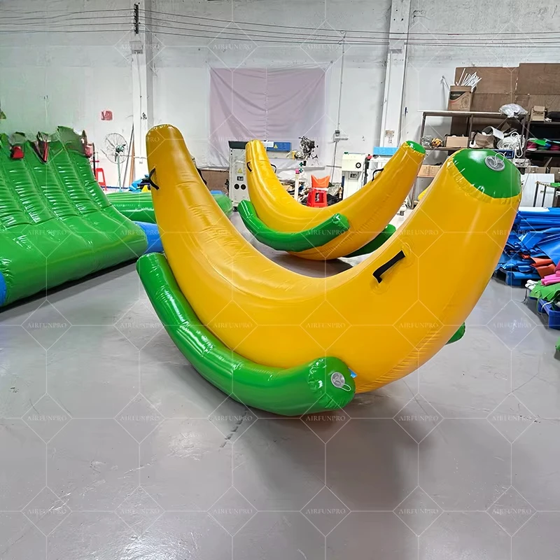 Commercial Water Sports and Recreation Facilities with PVC Inflatable Banana Boat Tubes Customized Options
