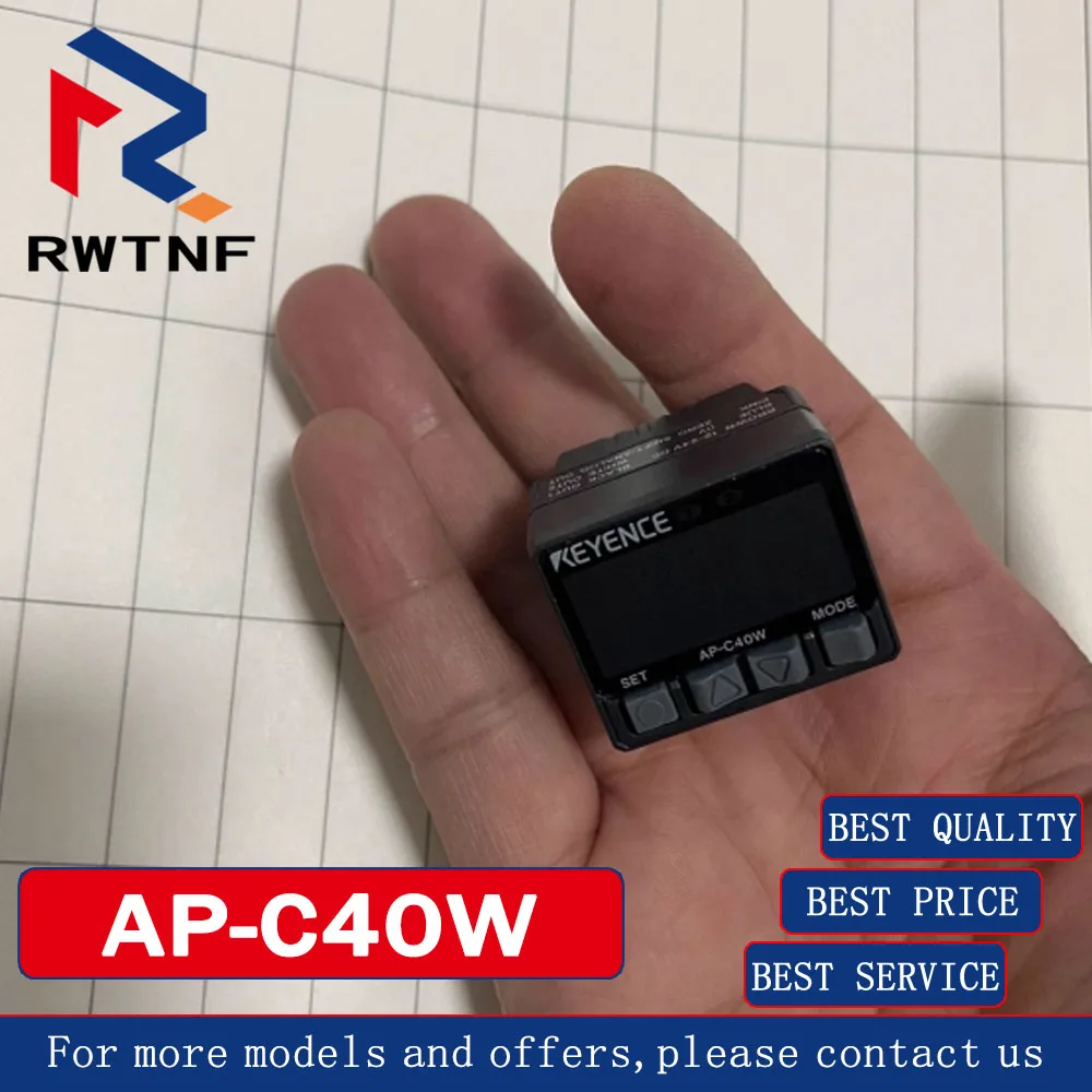 العلامة التجارية الجديدة الأصلية AP-C40W KEYENCE مستشعر مفتاح الضغط المنفصل 100% أصلي، مخزون المستودعات