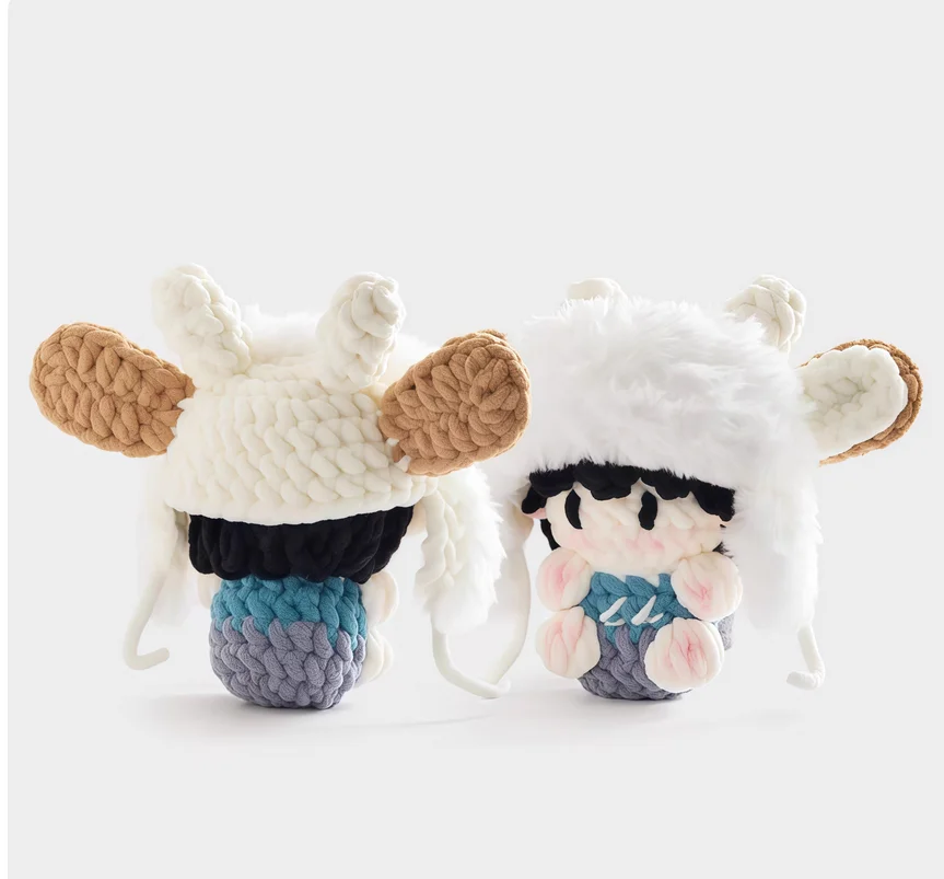 Celebrity merchandise: gummy candies, handmade crocheted dolls, keychains, and concert support materials/merchandise.