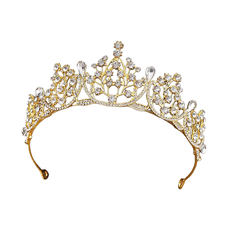 Crystal Rhinestone Tiaras And Crowns More Color Queen Princess Crown Diadems Wedding Party Hair Accessories Girls Head Jewelry