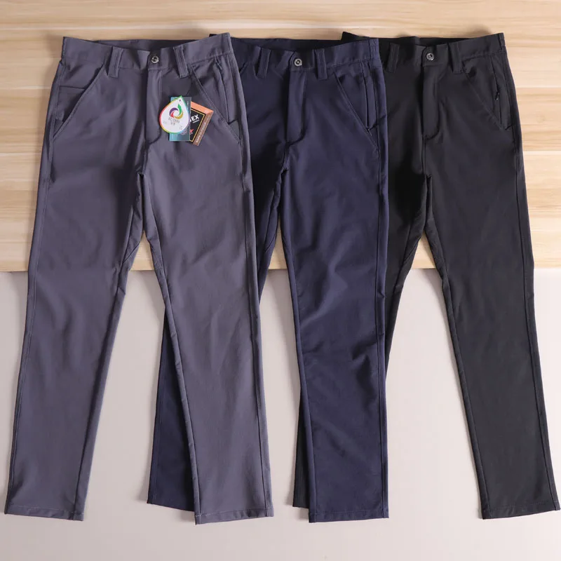 

Outdoor Men's Casual Pants Anti-Wrinkle Breathable Water-Resistant Straight Leg Comfortable Nylon Fabric Autumn New Arrival