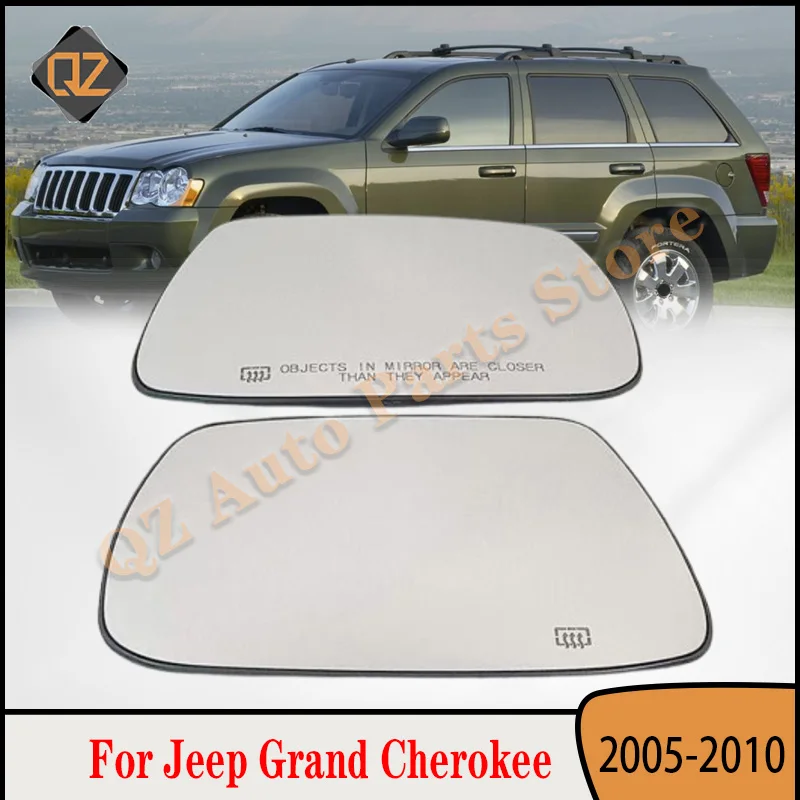 

Side Heated Mirror For Jeep Grand Cherokee 2005 2006 2007 2008 2009 2010 USA Version Rear View Rearview Mirrors Glass Lens