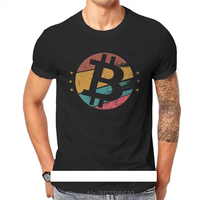 Cryptocurrency Crypto Miner Bitcoin Vintage Design Bitcoin and Crypto Adults Cotton Men Women Clothing Tees Fitness T Shirt