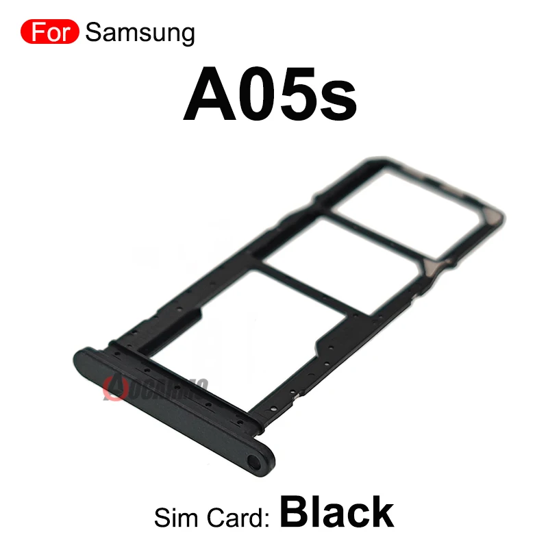 1Pcs Sim Tray For Samsung Galaxy A05 A05S Sim Card Holder Slot Replacement Parts