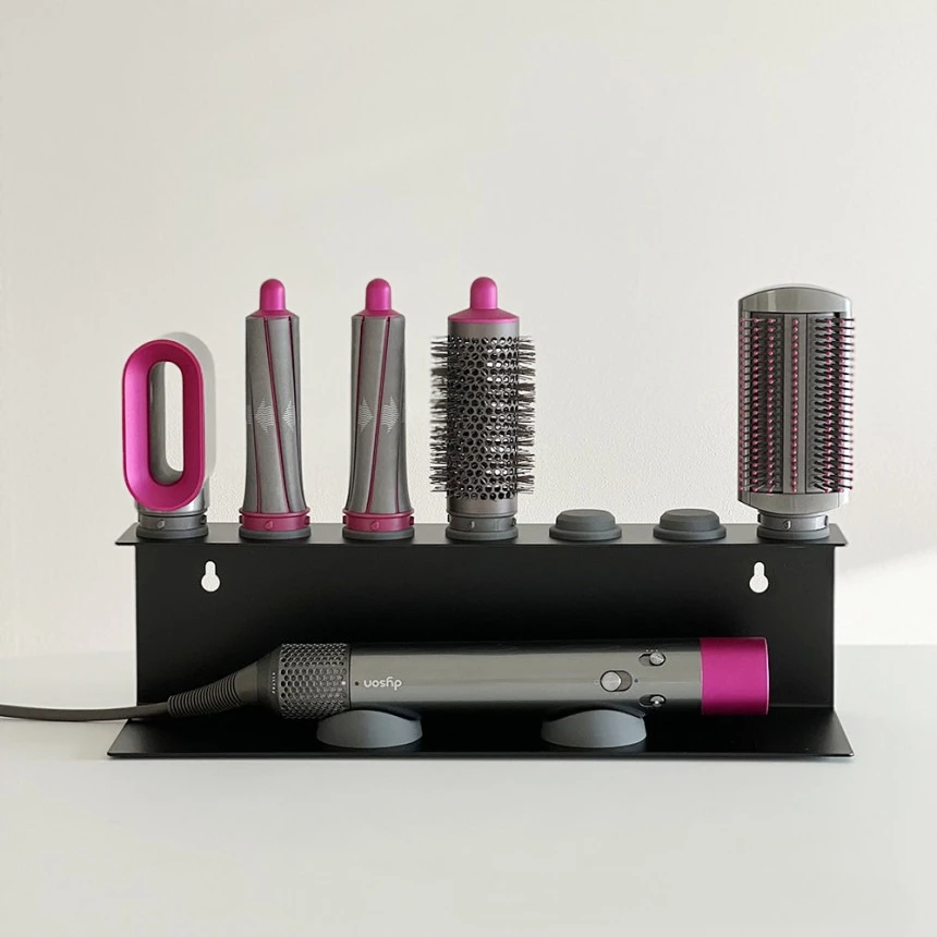 Dyson Airwrap metal stand, multifunctional curling iron, hair dryer stand, fine workmanship, bathroom shelf