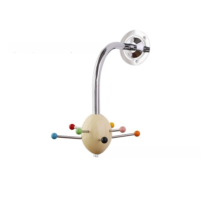 Color Memphis antique, nostalgic creative home wall, bedroom utensils, coat hangers