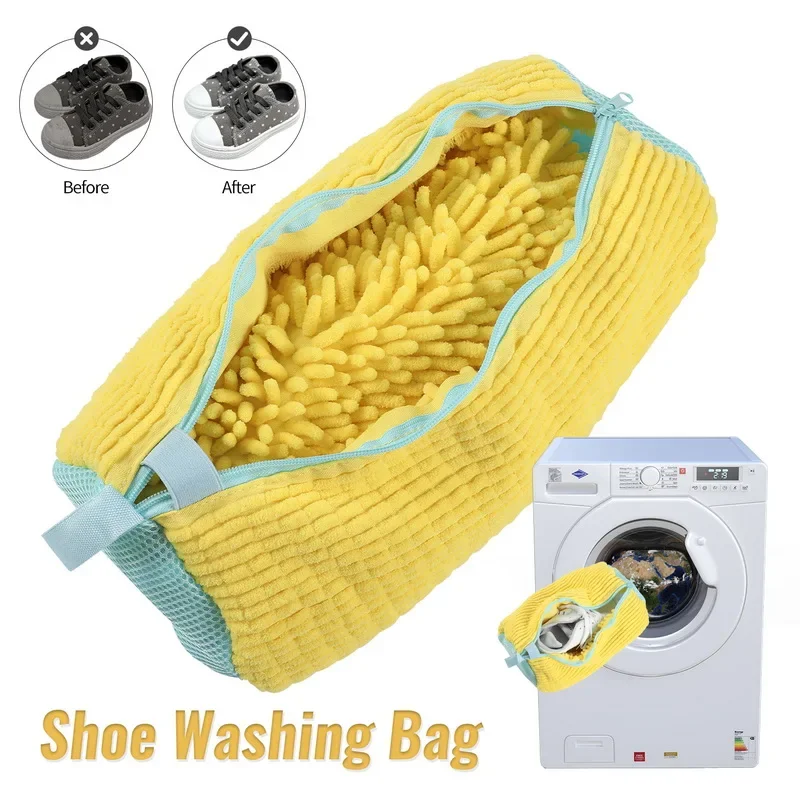 

Shoes Laundry Bag Shoe Wash Bag for Washing Machine Reusable Zipper Shoe Washing Bag Sneaker Tennis Shoe Cleaner Kit Remove Dirt