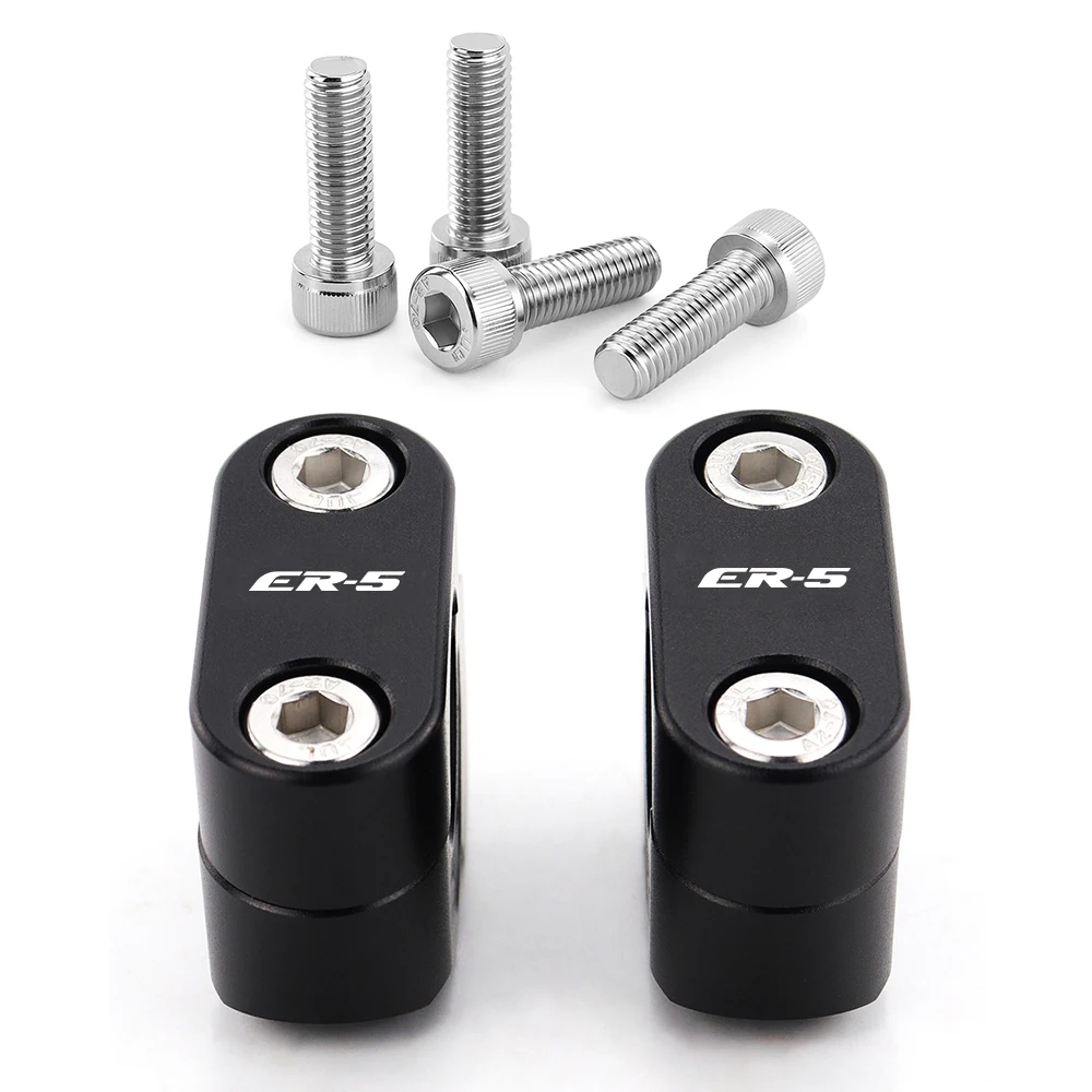 

Fit For Kawasaki ER-5 1997-2006 22mm 7/8" Motorcycle Offset Handlebar Risers Back Moved Raised Mount Extension Riser