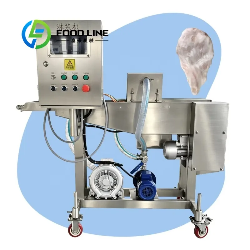 Flour Coating Machine Flexible Output Adjustment Meet Diverse Processing Demands For Snack Factory Commercial Fried Food