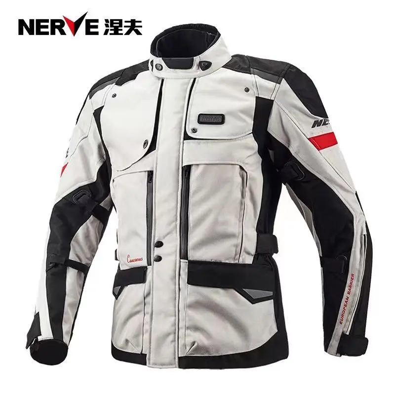 NERVE Caucasus motorcycle riding suit for men Summer breathable four seasons universal rally suit fall waterproof winter warm