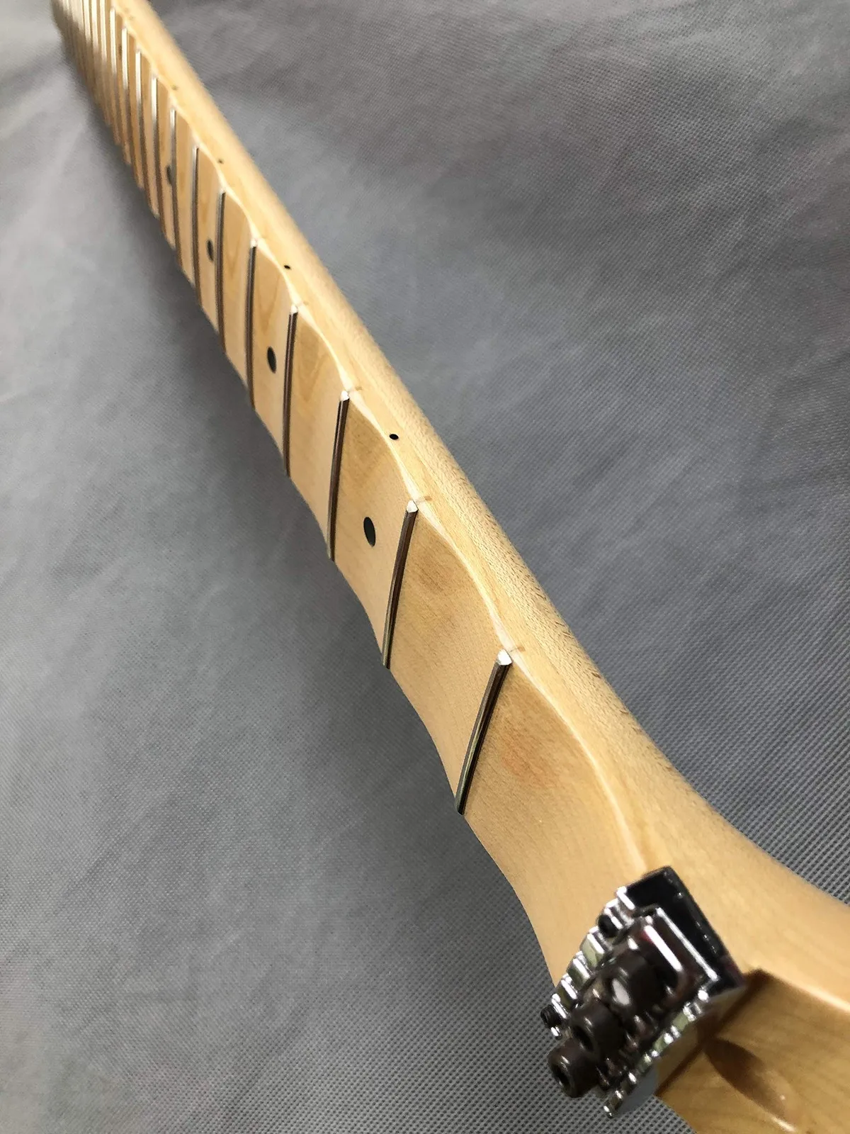 Full Scalloped Maple Guitar Neck Canadian Maple Fretboard 24 Medium Jumbo Frets C Shape 14