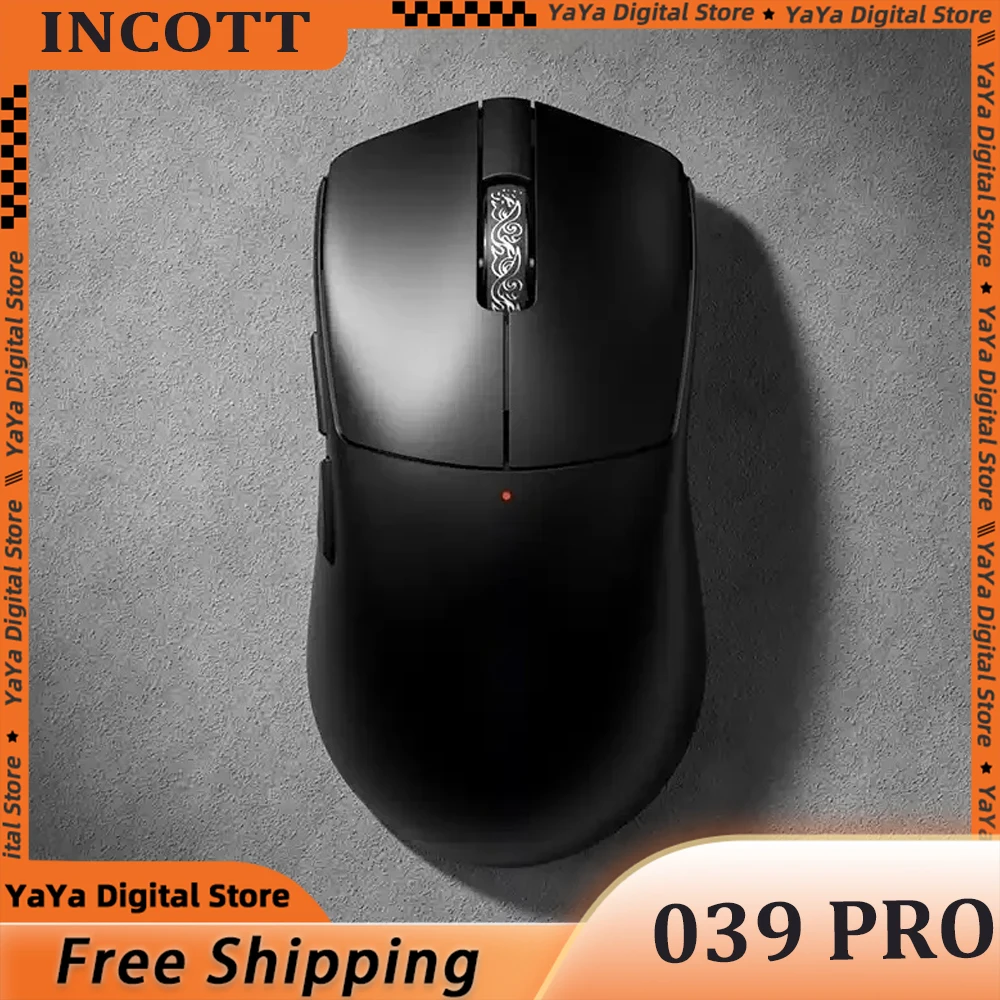 

Incott 039 Pro Tri Mode Wireless Mouse 8K Return Rate Long Battery Life Web Driver Ergonomics Lightweight Office Gaming Mouse