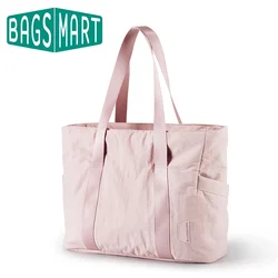 BAGSMART Borsa a Spalla per Donne Grande Capacità Borsa a Tracolla Borsa a Mano per Studentesse Borsa da Shopping per Donne