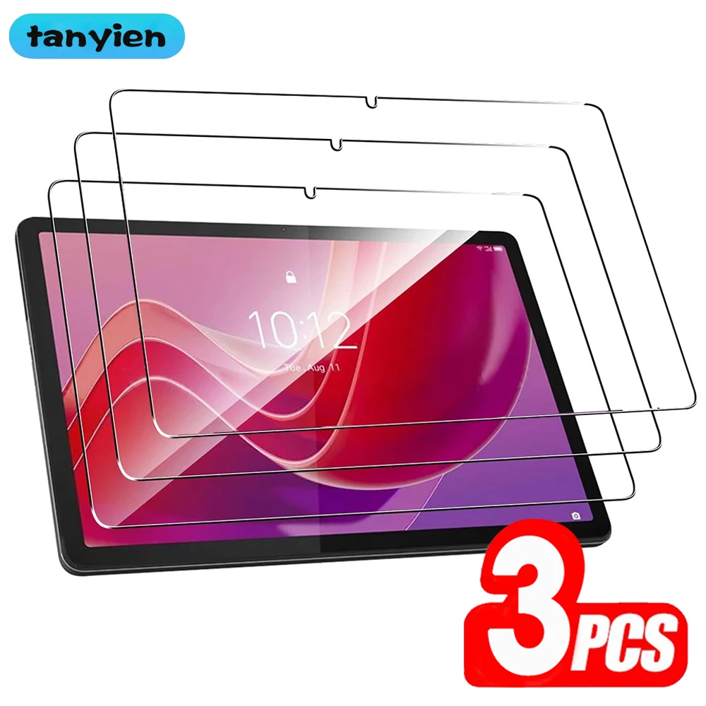 

(3 Packs) Tempered Glass For Lenovo Tab M11 TB-330FU TB-331FC Anti-Scratch Screen Protector Tablet Filmn For Xiaoxin Pad 11 2024