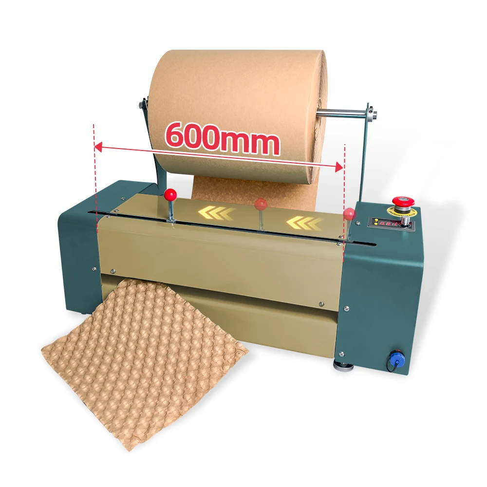 Aircosan 600mm Built-In Cutter Automatic Packaging Maker for Recyclable Cushion Pads