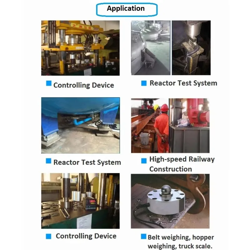 خلية تحميل مقياس شاحنة التوتر الفطيرة سعة 100 طن 5 كجم - 100 كجم مستشعر قوة 1 طن وخلية تحميل