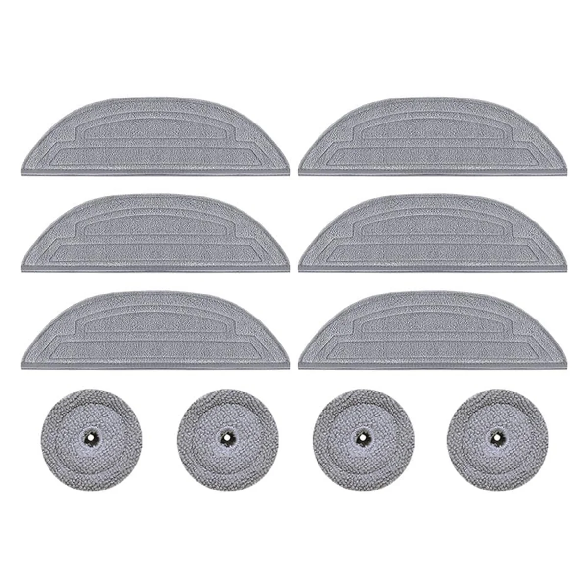 10PCS Mop Pad Refill for Roborock S8 Max Ultra / S8 MaxV Ultra Robot Vacuum Replacement Washable & Reusable Mop Cloth