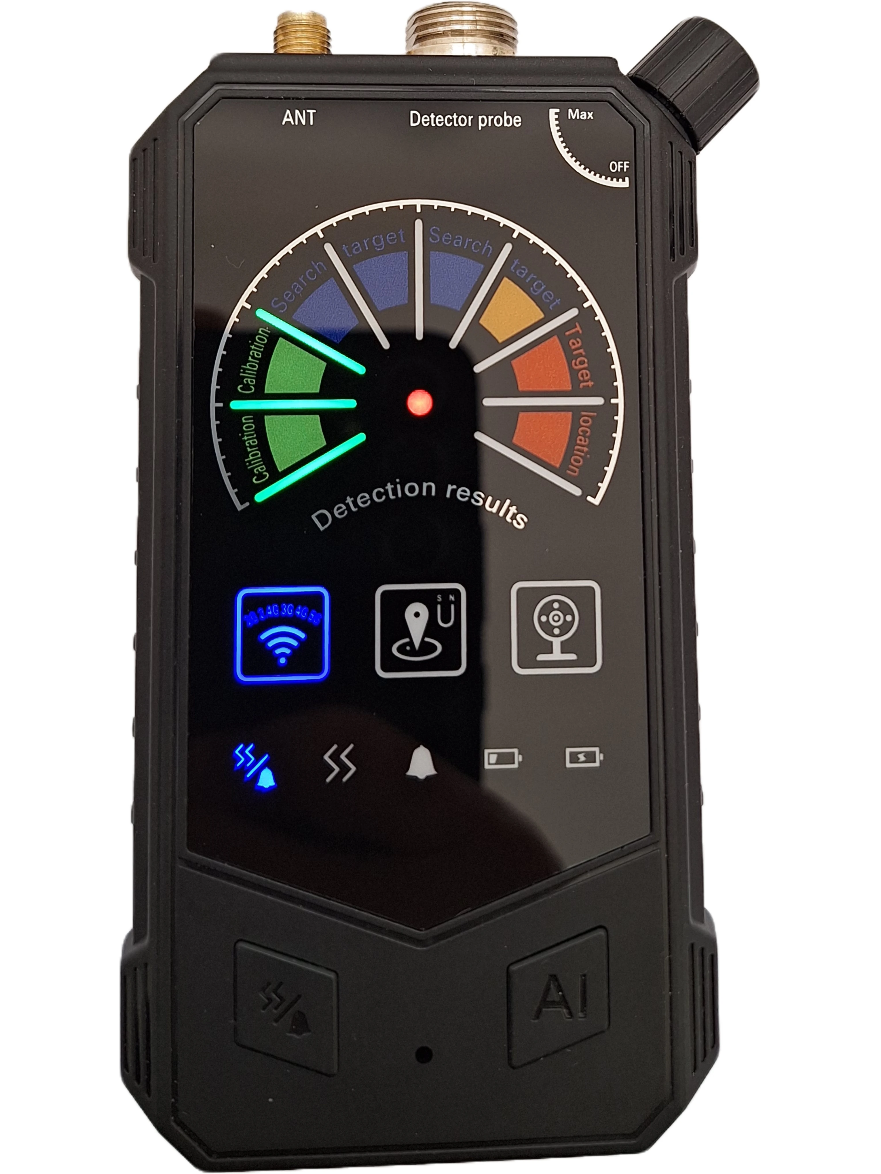 48 Hours Anti-wiretapping 10MHz to 8600MHz Search Camera Anti-tracking GPS GSM Mini High Sensitivity Signal AI Detector Device