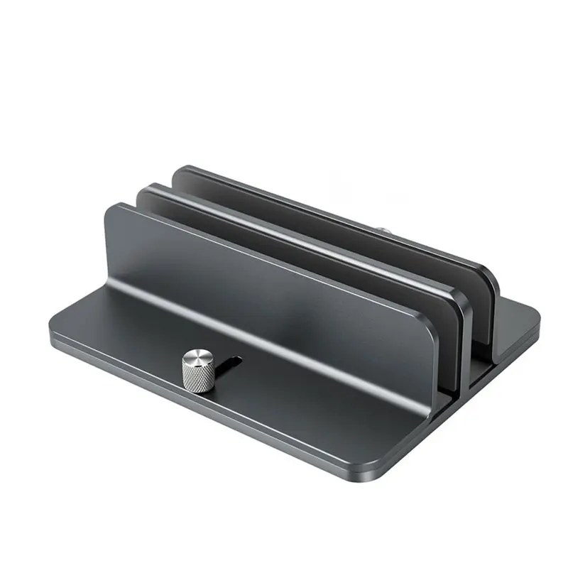2026 New-Vertical Laptop Stand Dual Slot Adjustable Laptop Holder Laptop Stand Organizer