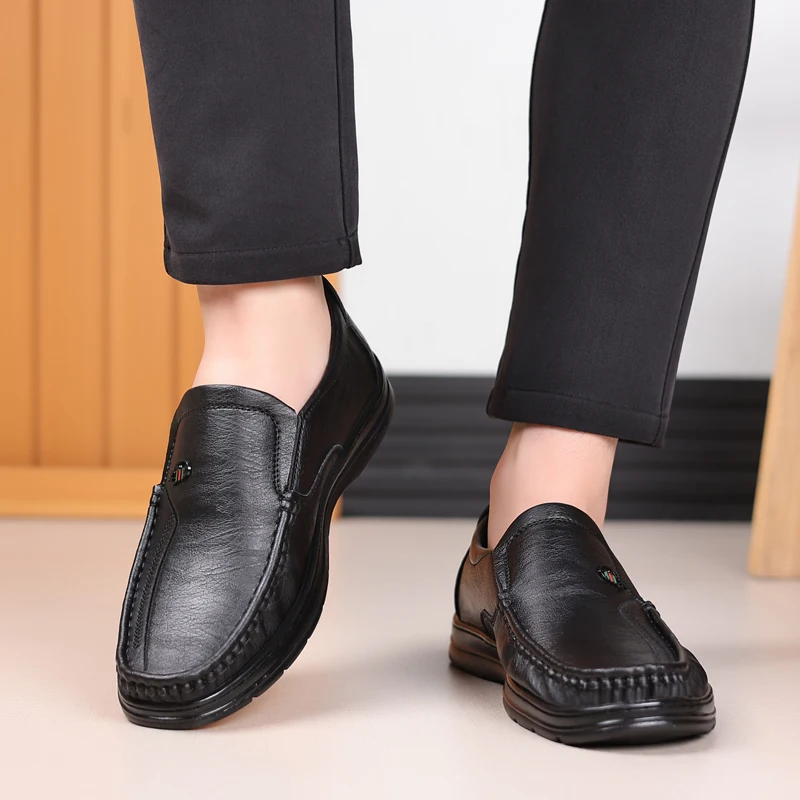 

Men Driving Casual Shoes Luxury Men Soft Loafers Moccasins Autumn Winter Shoes Man High Quality Mens Business Dress Shoes
