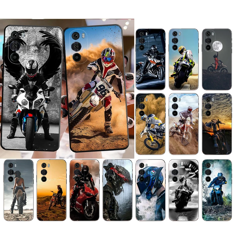 حافظة هاتف لهاتف موتورولا إيدج 50 40 برو 60 50 40 30 Ultra Neo Fusion Moto G85 G72 G53 G54 G84 G13 G32 دراجة نارية رياضية #2