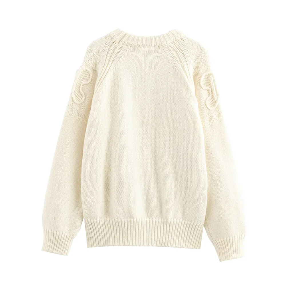 شتاء جديد أزياء المرأة عارضة التصميم الطليعي الشعور الأوروبية والأمريكية السترة محبوك سترة سترة سترة