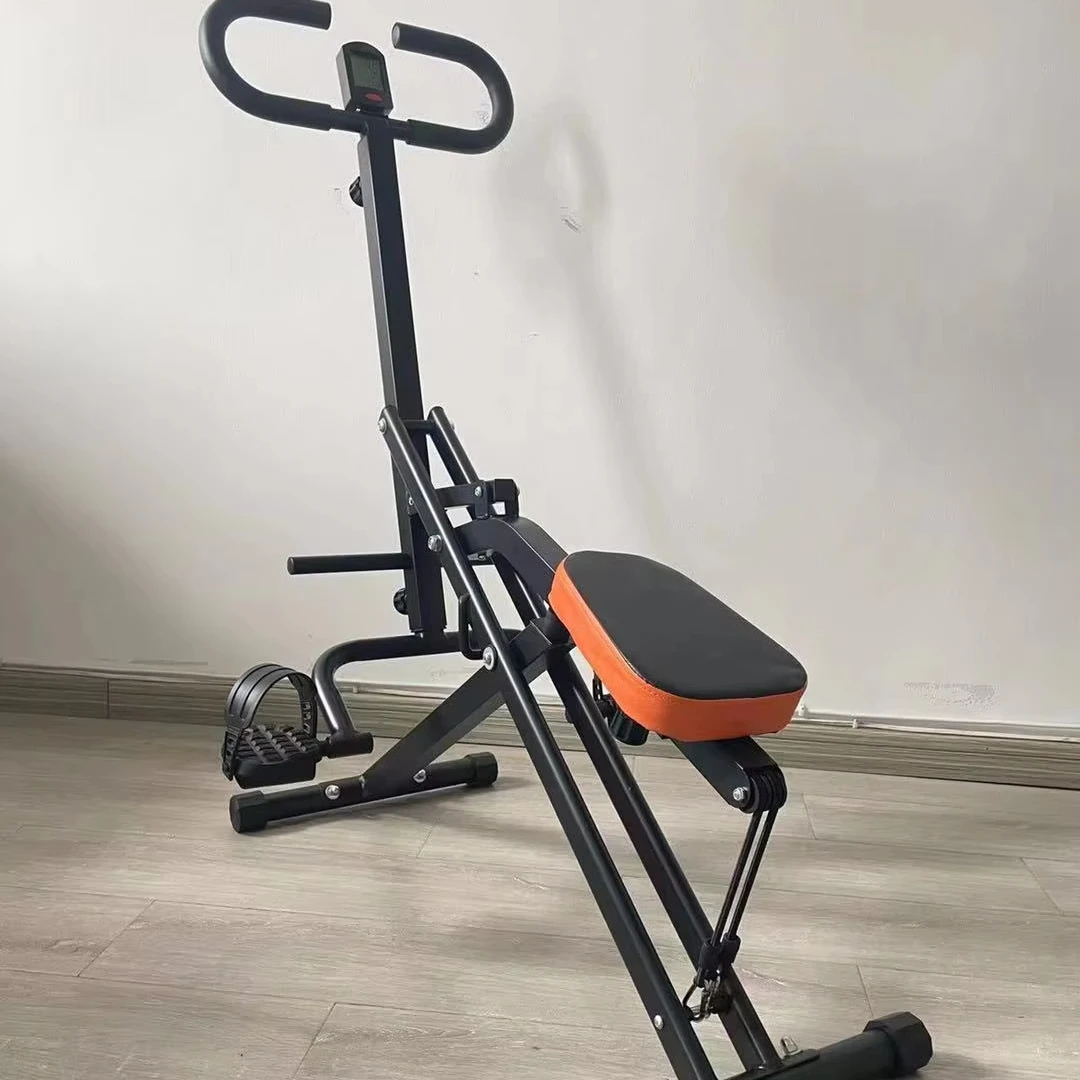 

Foldable Horse Riding Machine, Home Gym Total Crunch Cardio Exercise Equipment